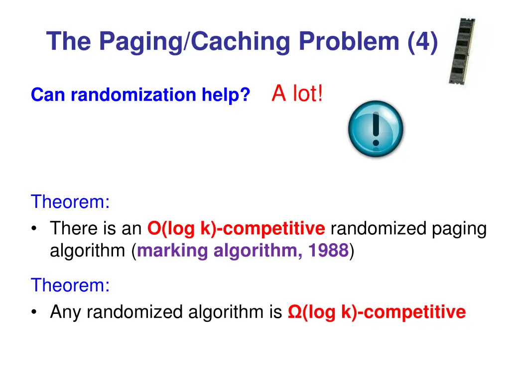 the paging caching problem 4