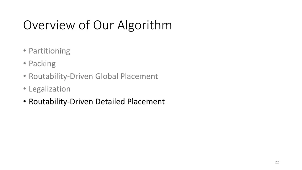overview of our algorithm 5