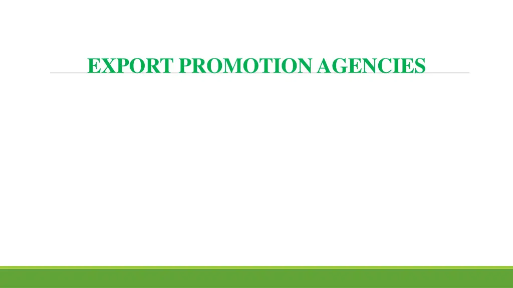 export promotion agencies