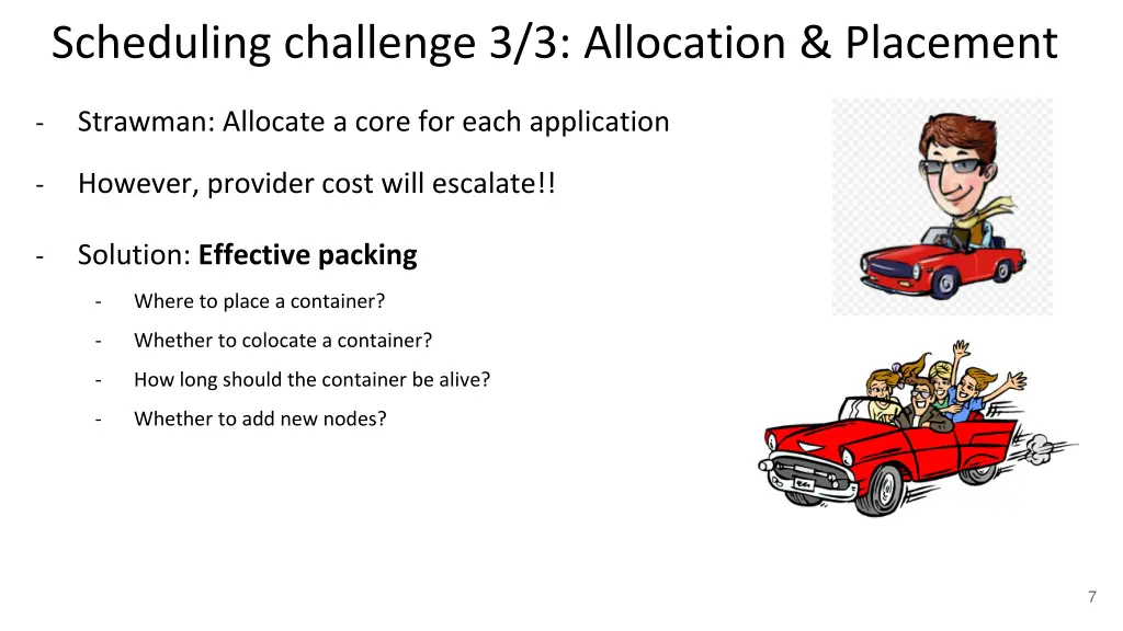 scheduling challenge 3 3 allocation placement