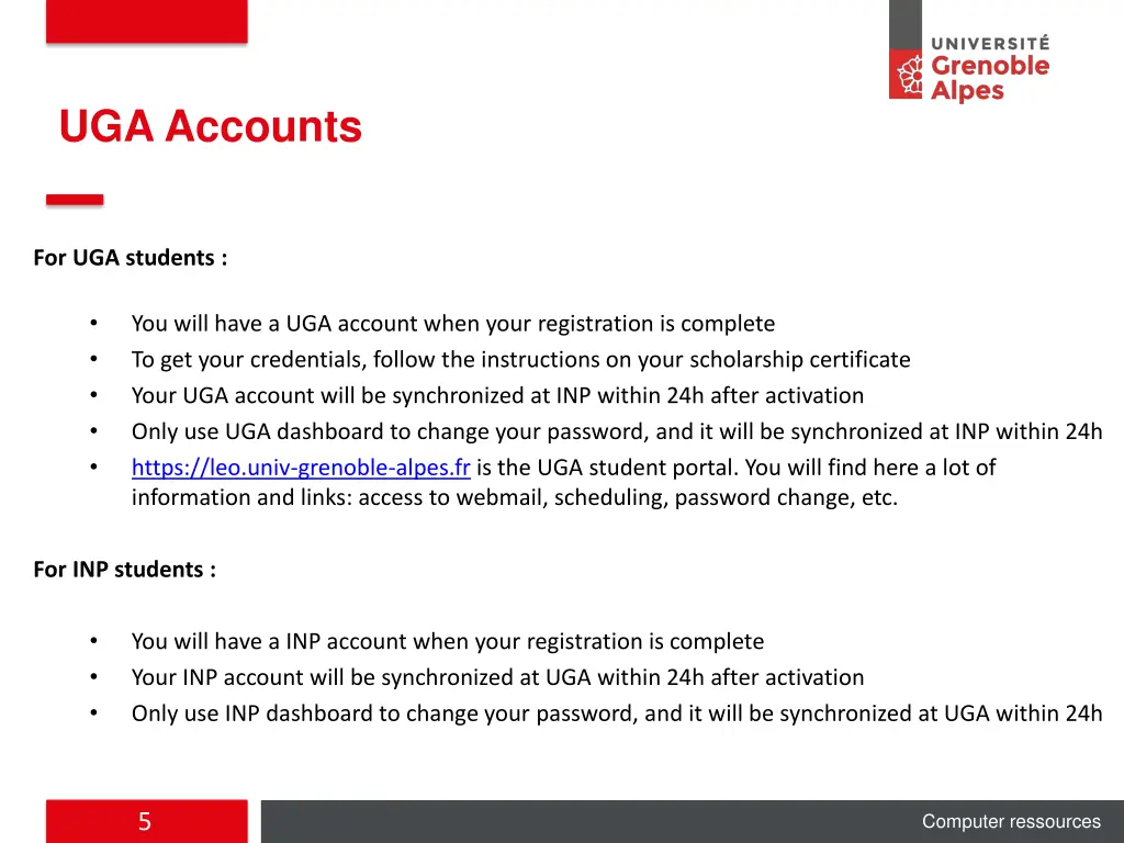 uga accounts