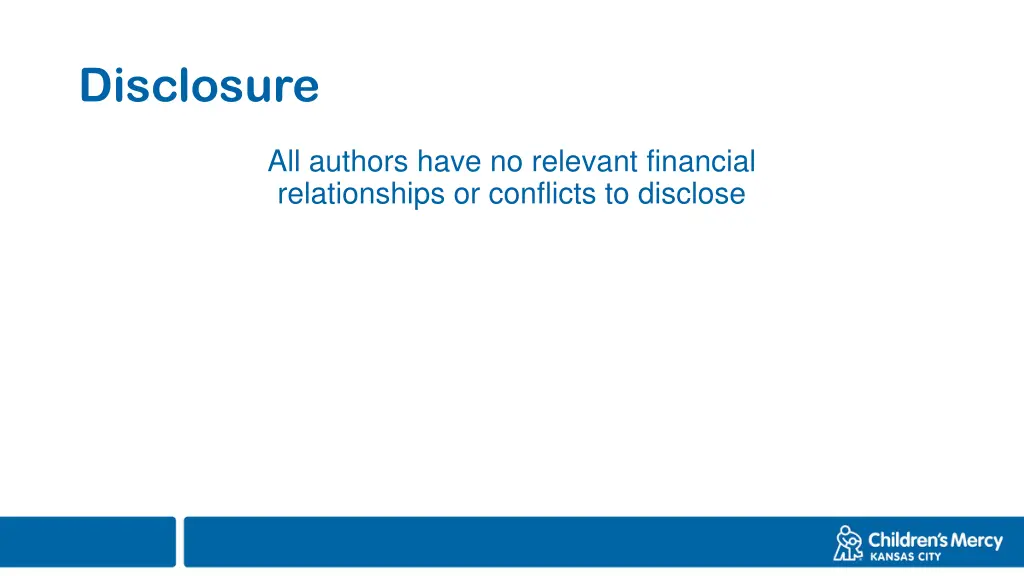disclosure