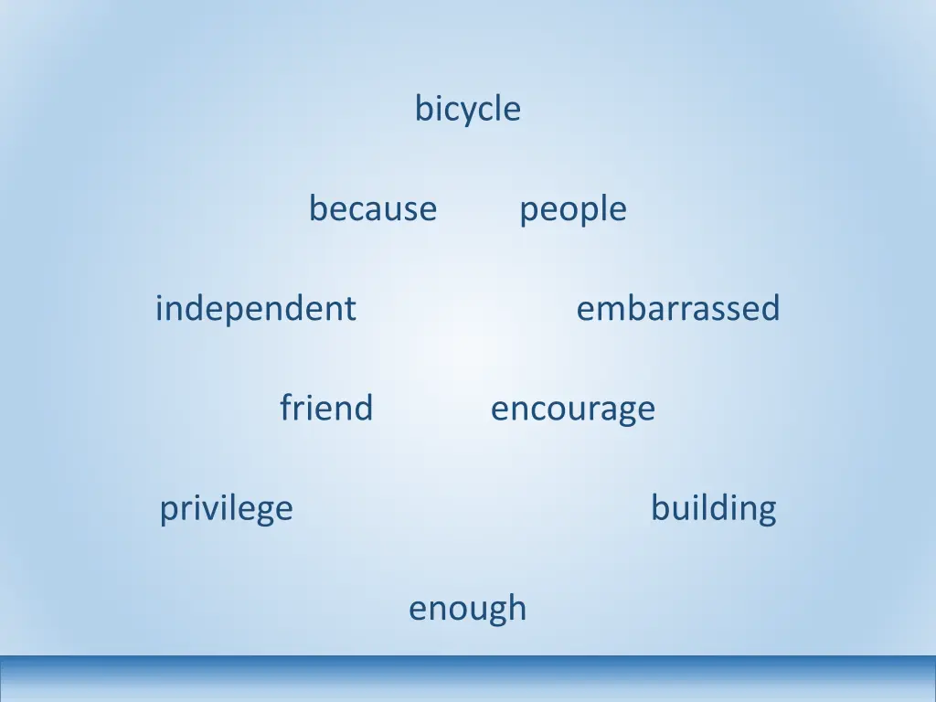 bicycle