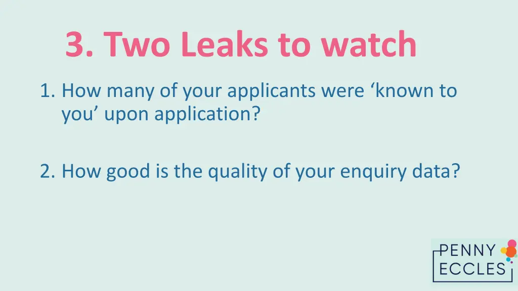 3 two leaks to watch