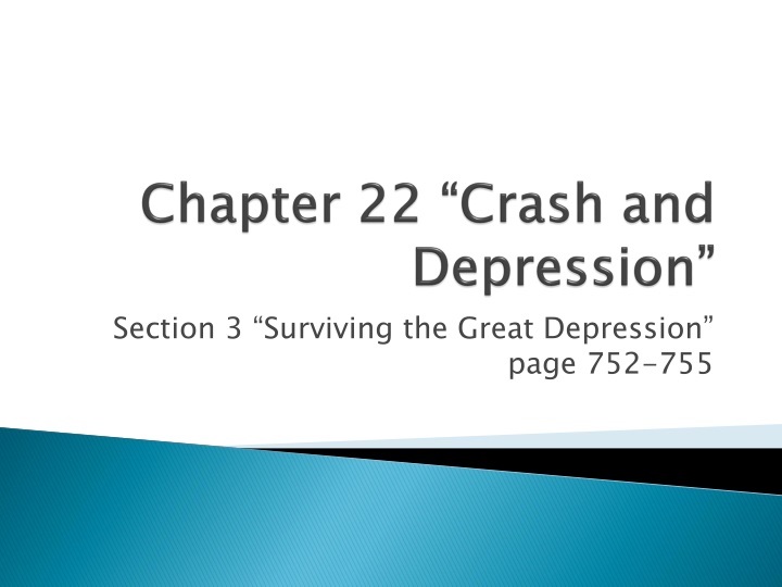section 3 surviving the great depression