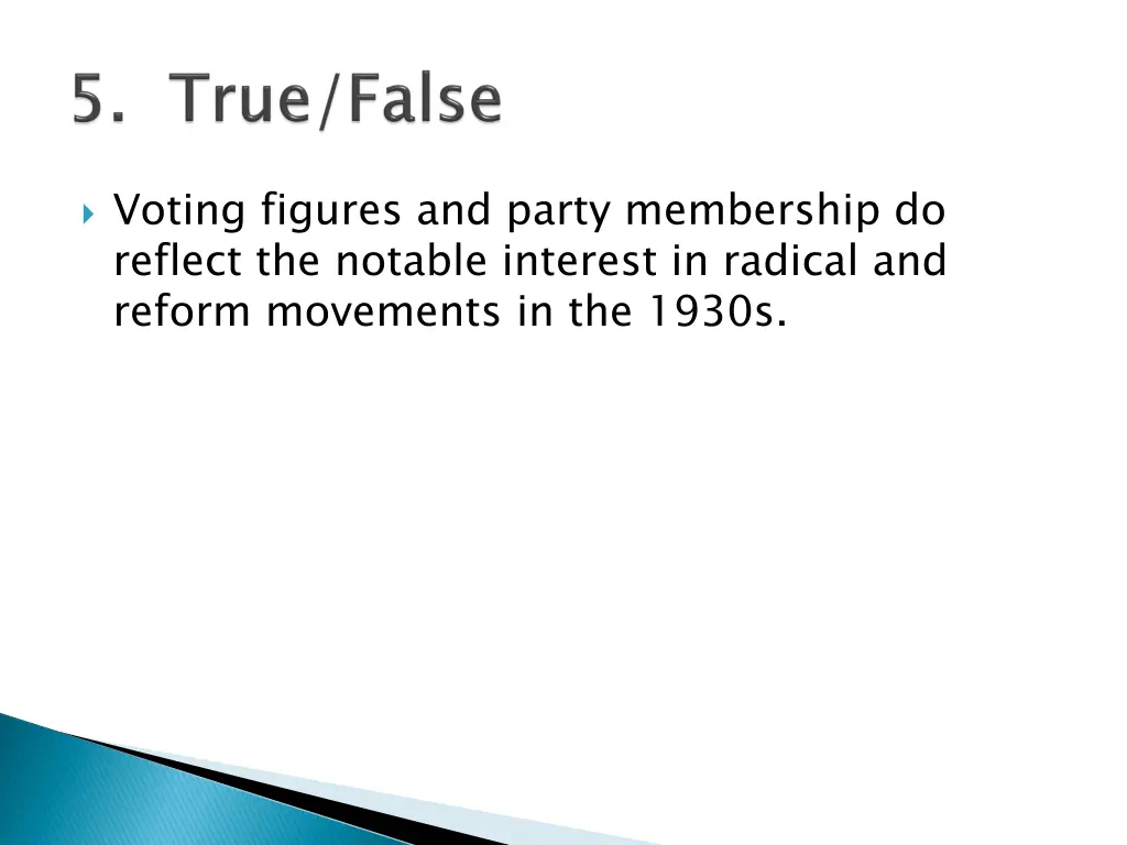 voting figures and party membership do reflect