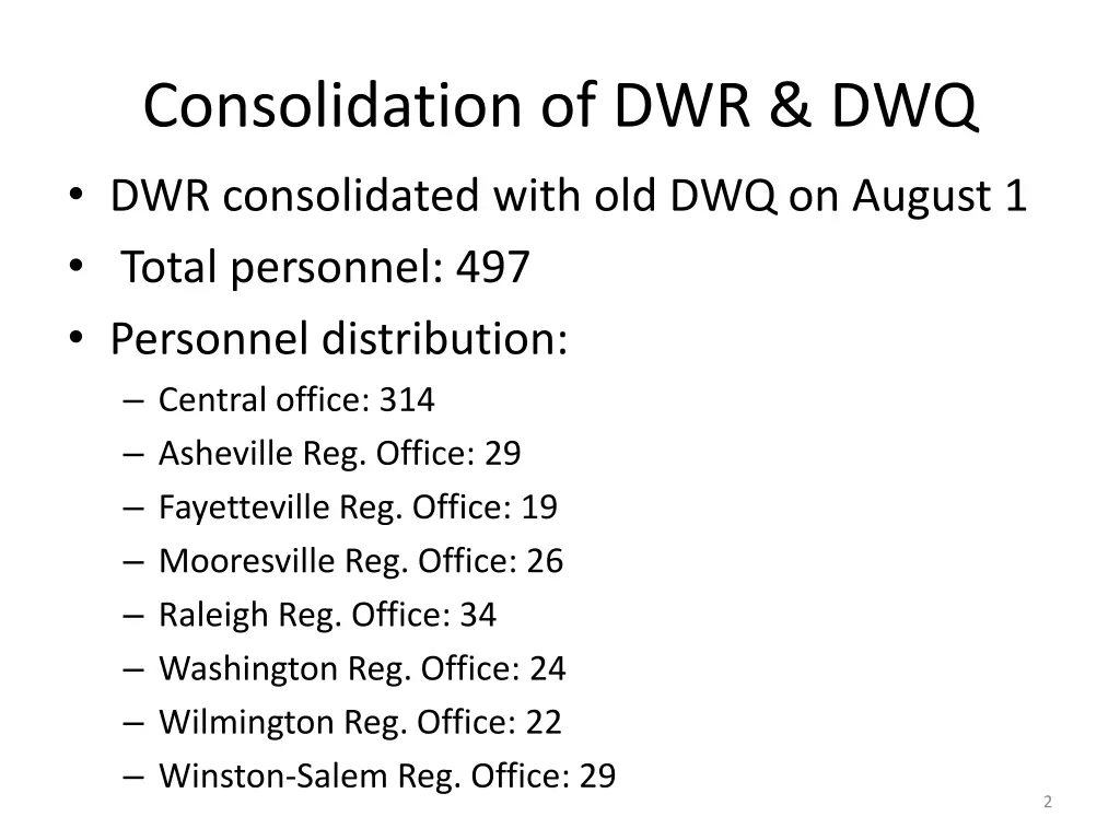 consolidation of dwr dwq dwr consolidated with