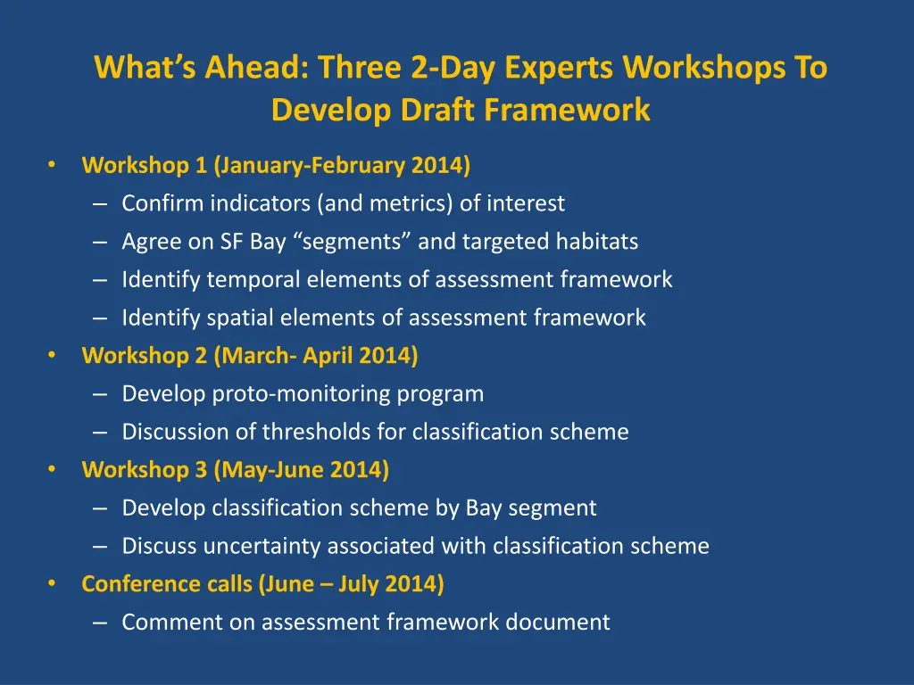what s ahead three 2 day experts workshops