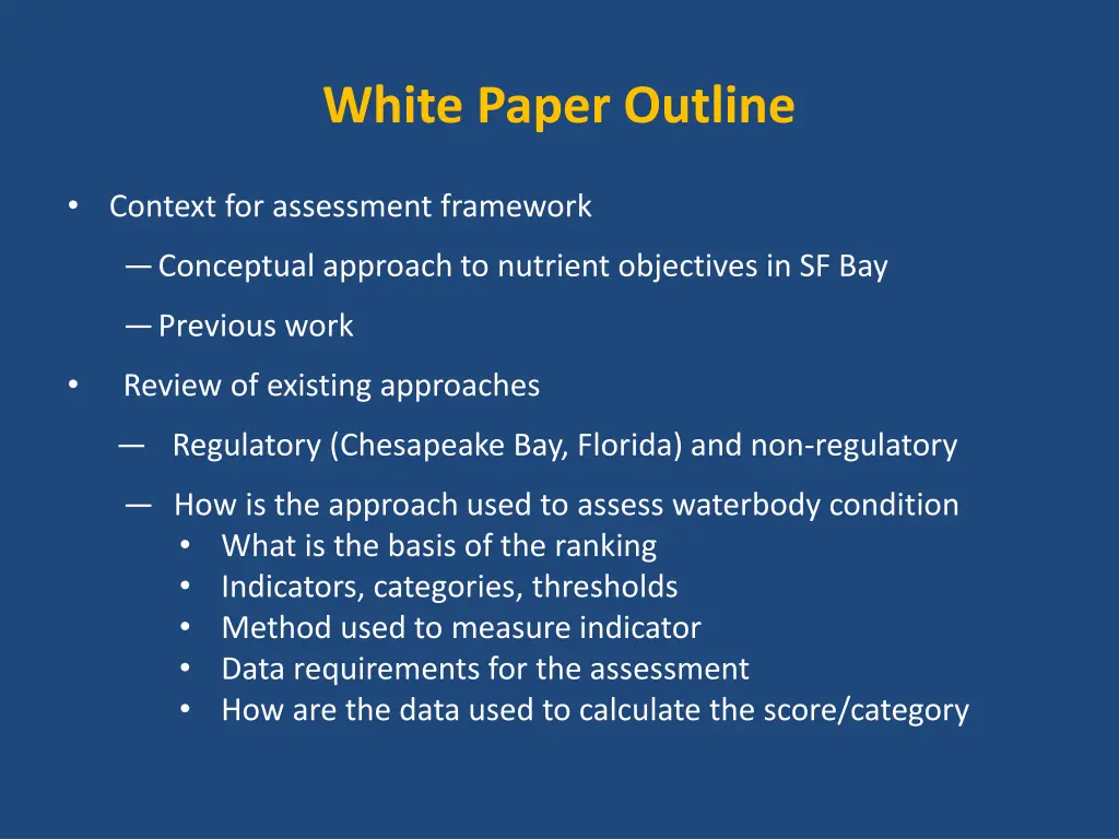 white paper outline