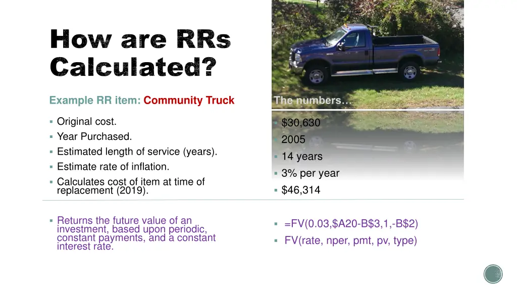 how are rrs calculated