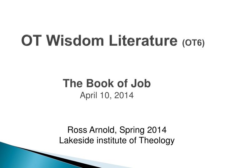 the book of job april 10 2014