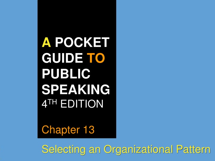 a pocket guide to public speaking 4 th edition