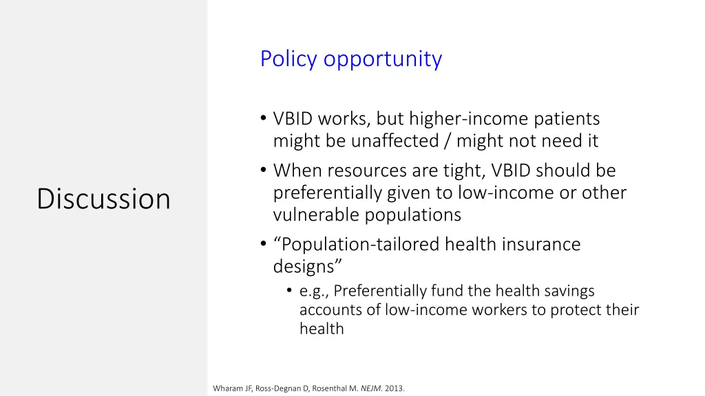 policy opportunity