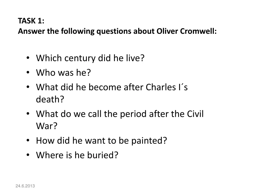 task 1 answer the following questions about