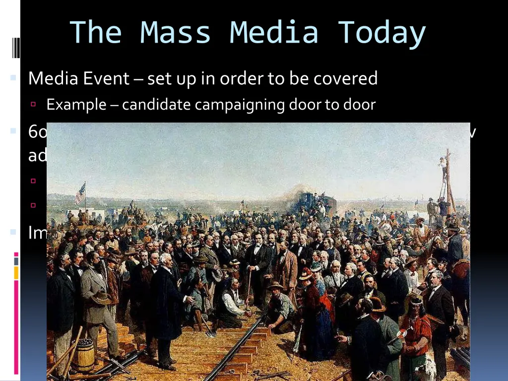the mass media today