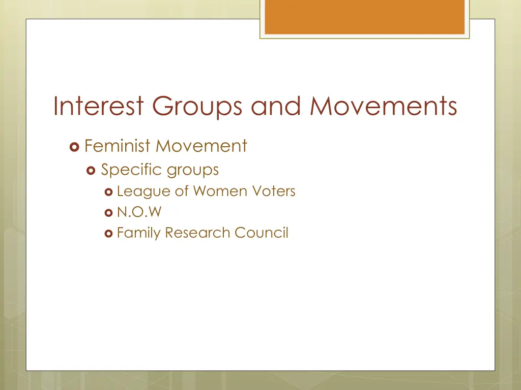 interest groups and movements 3