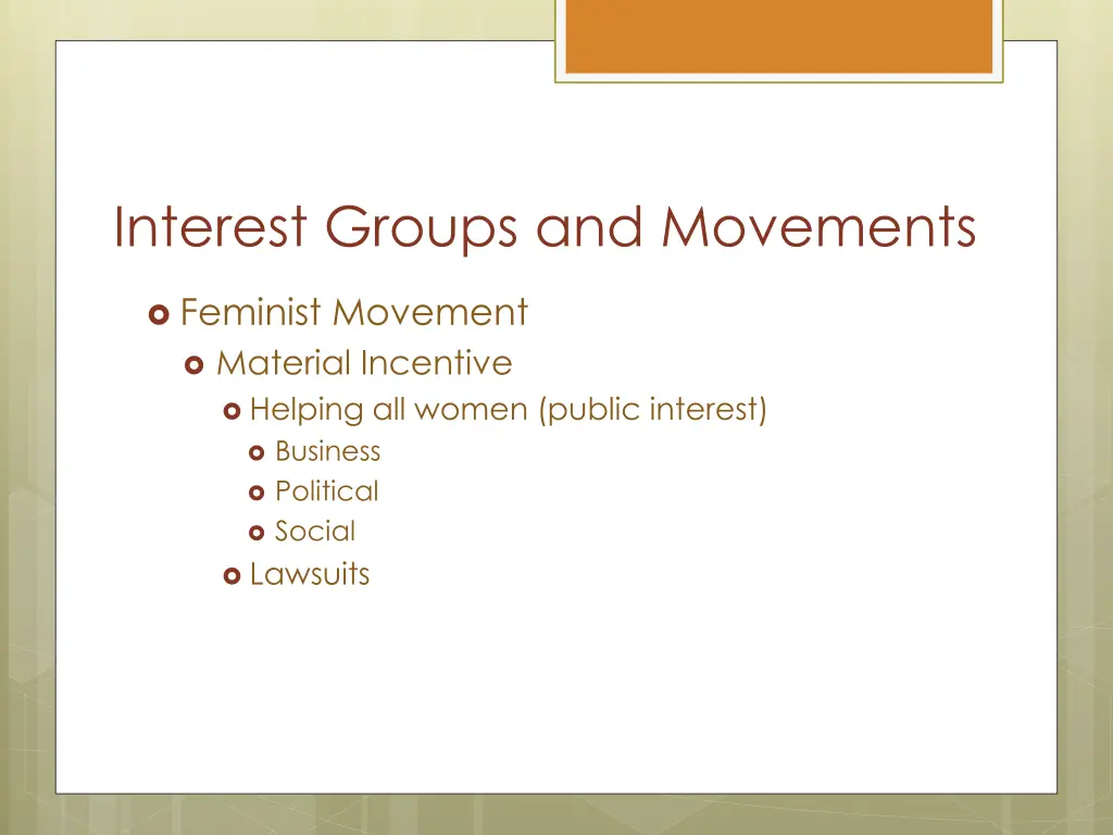 interest groups and movements 5