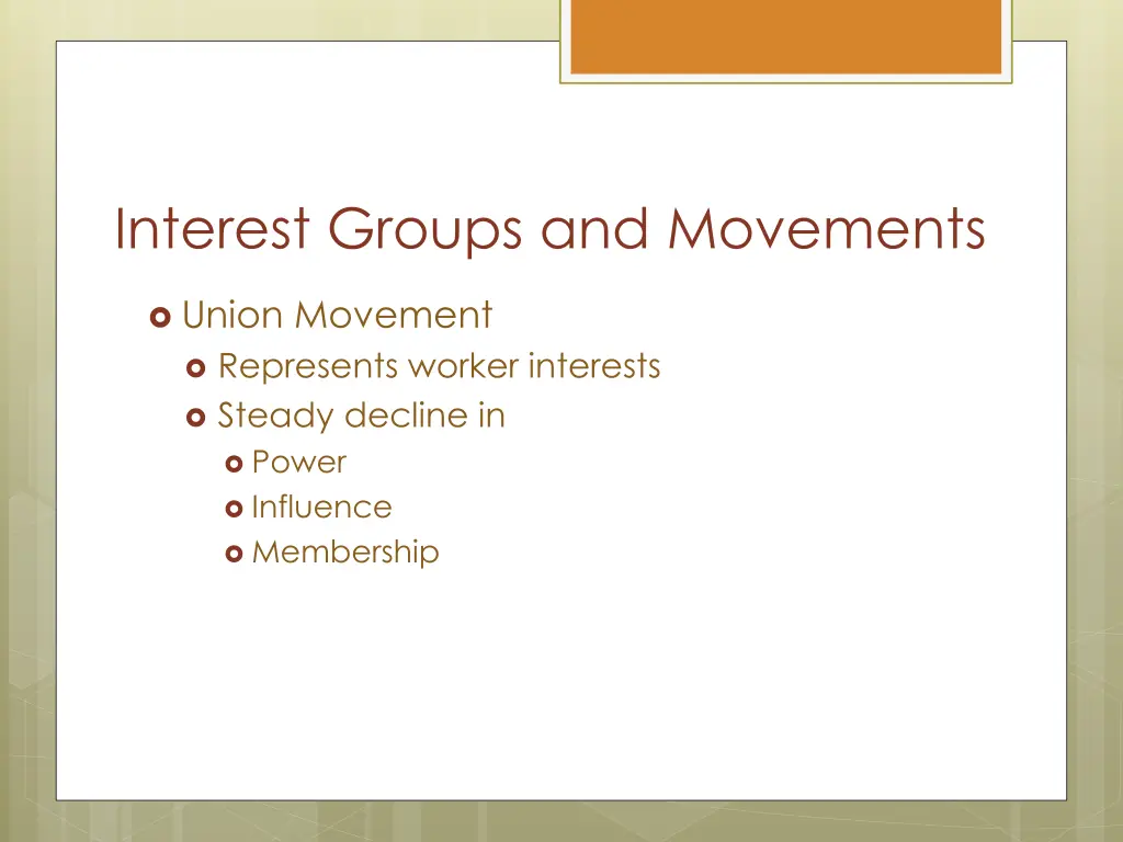 interest groups and movements 6