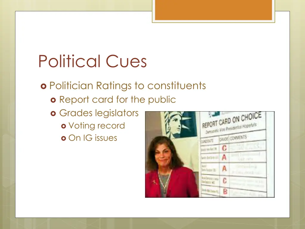 political cues 1