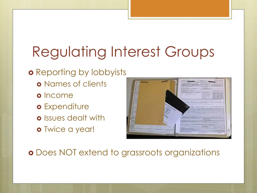 regulating interest groups 1