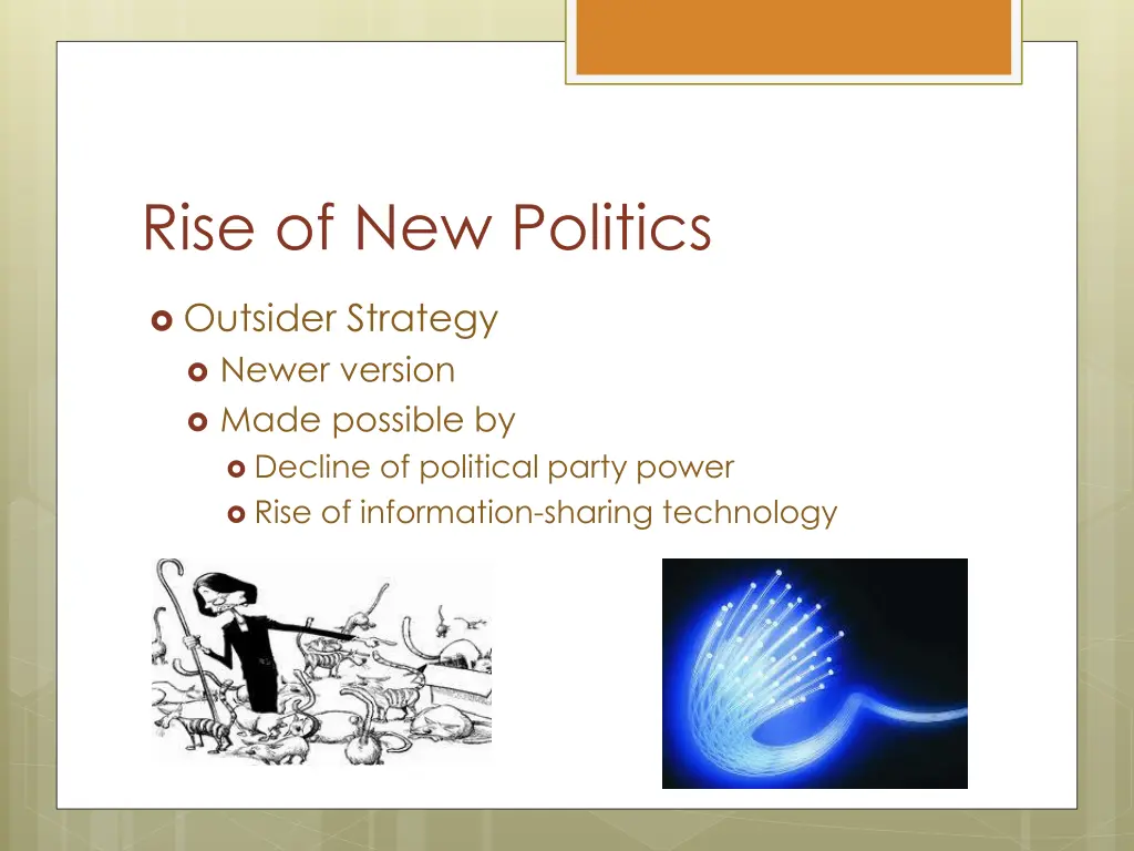 rise of new politics 1