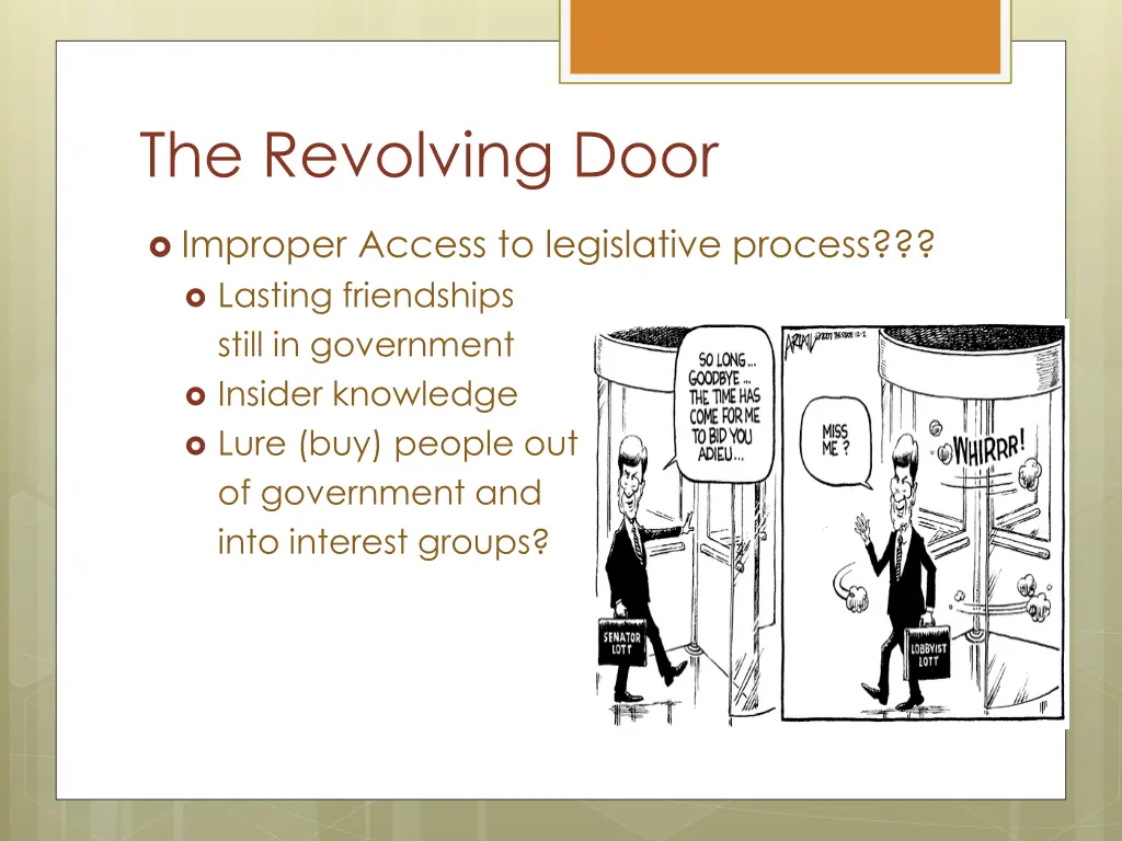 the revolving door 1