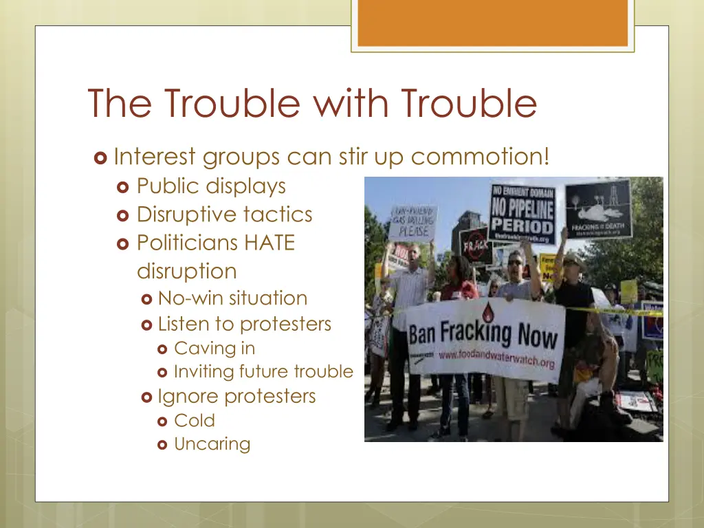 the trouble with trouble