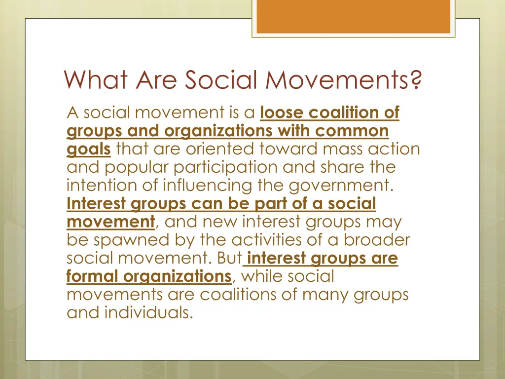 what are social movements a social movement