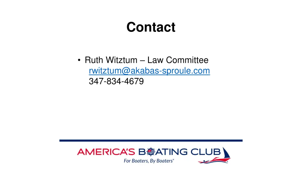 contact