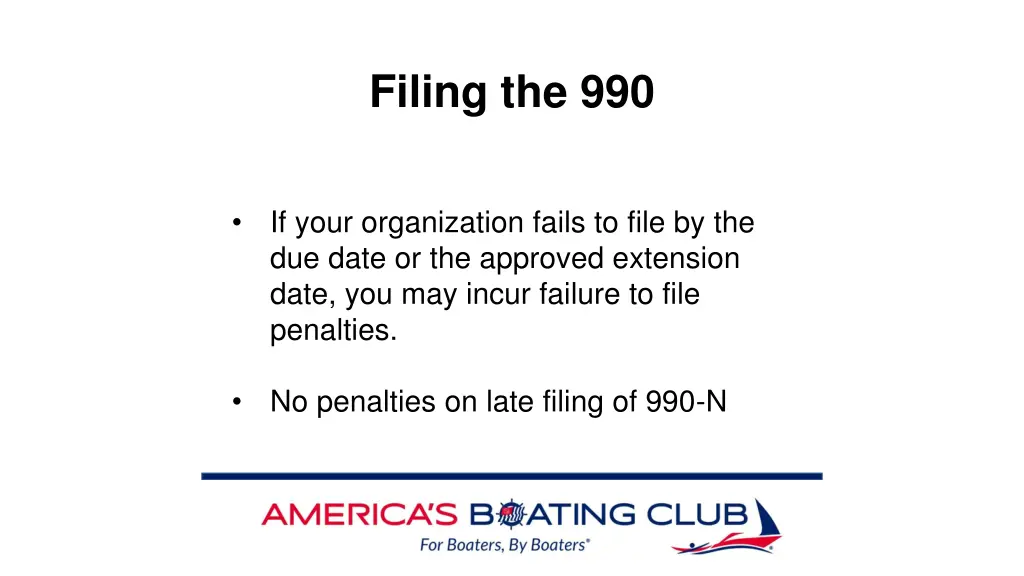 filing the 990 1