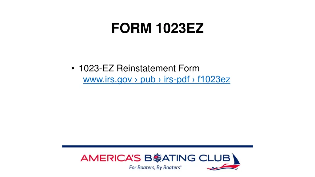 form 1023ez
