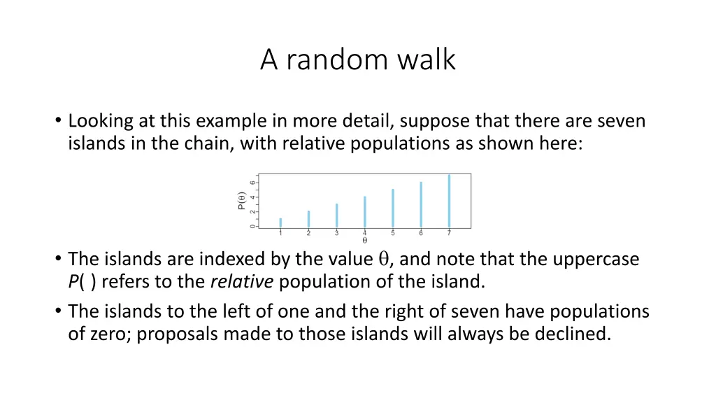 a random walk