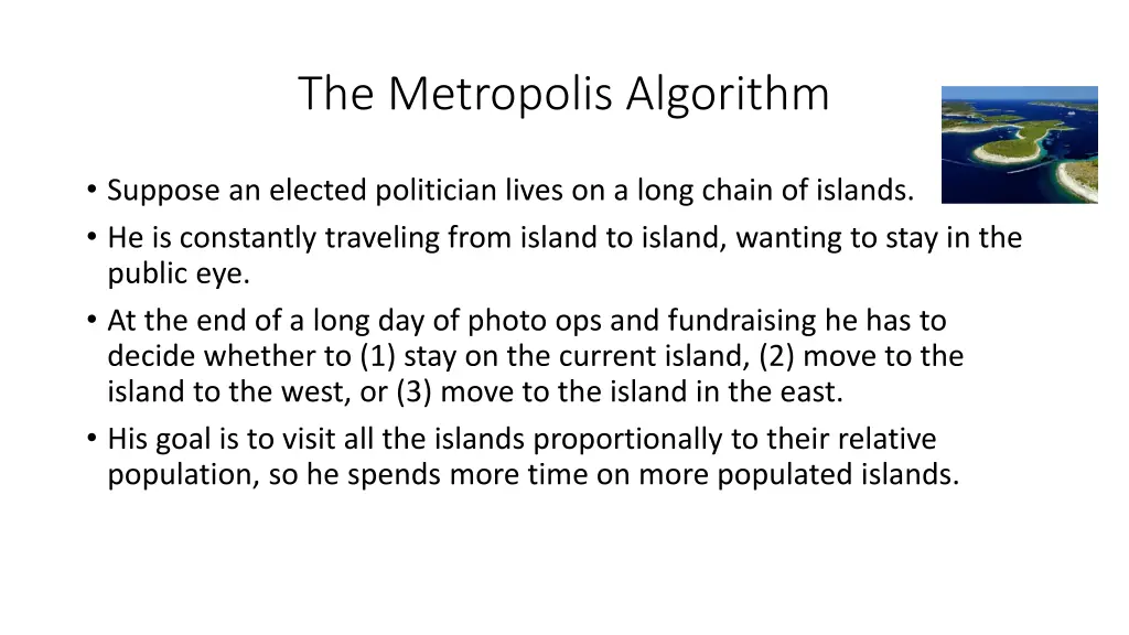 the metropolis algorithm 1