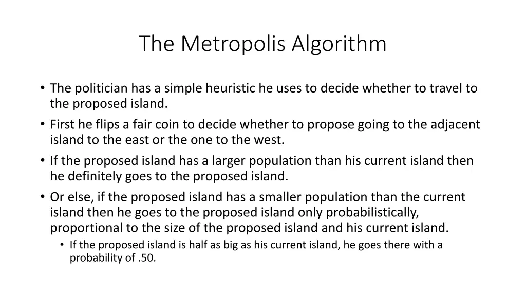 the metropolis algorithm 3