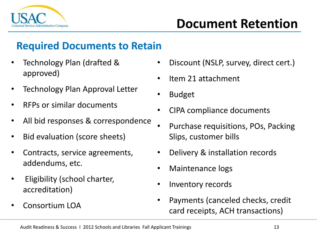 document retention 2