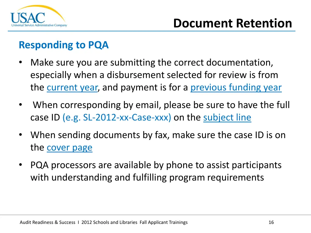 document retention 5
