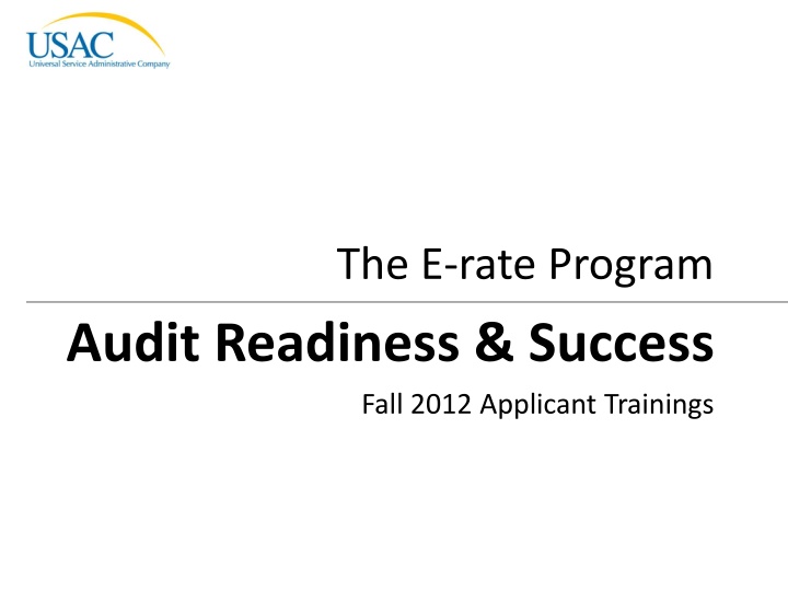 the e rate program