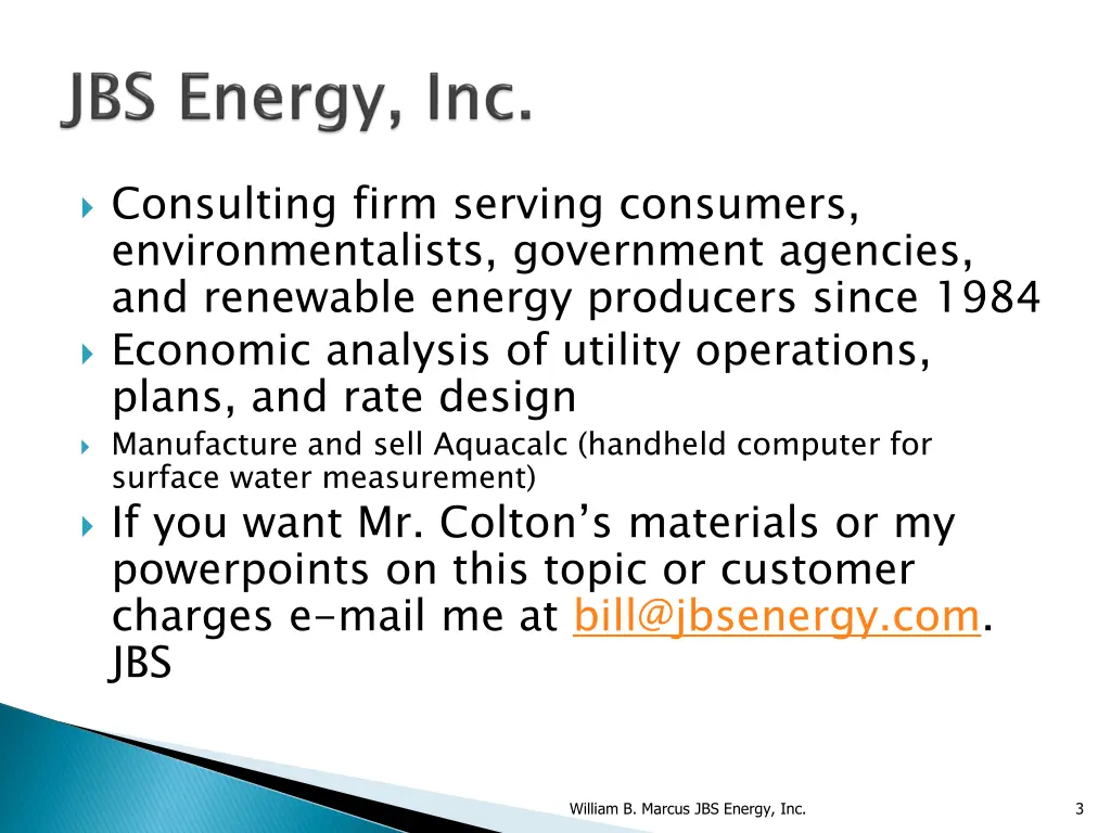 consulting firm serving consumers
