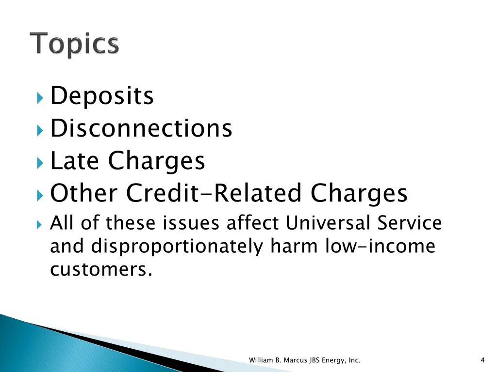 deposits disconnections late charges other credit