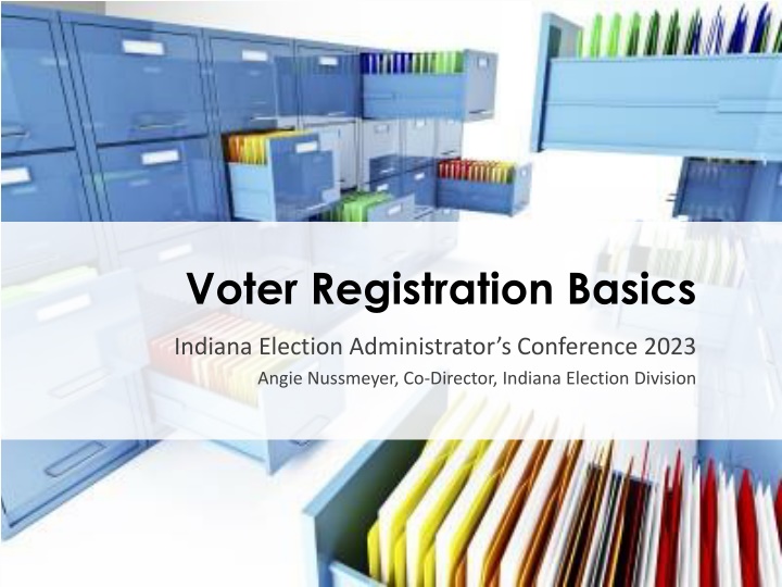 voter registration basics