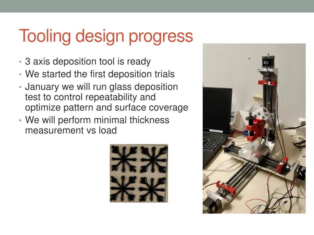 tooling design progress