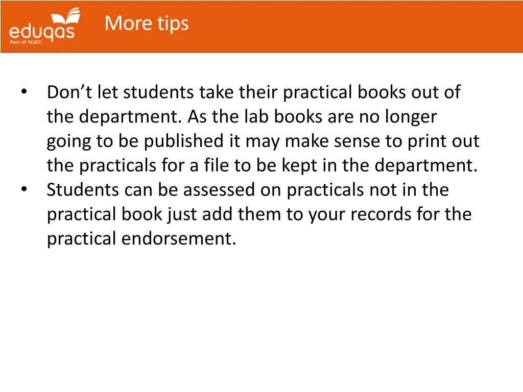 more tips