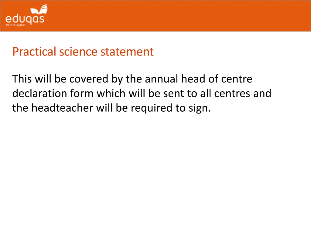 practical science statement 1