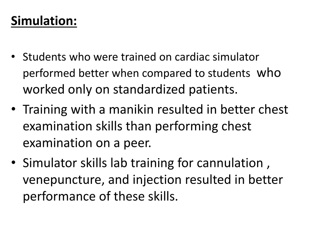 simulation