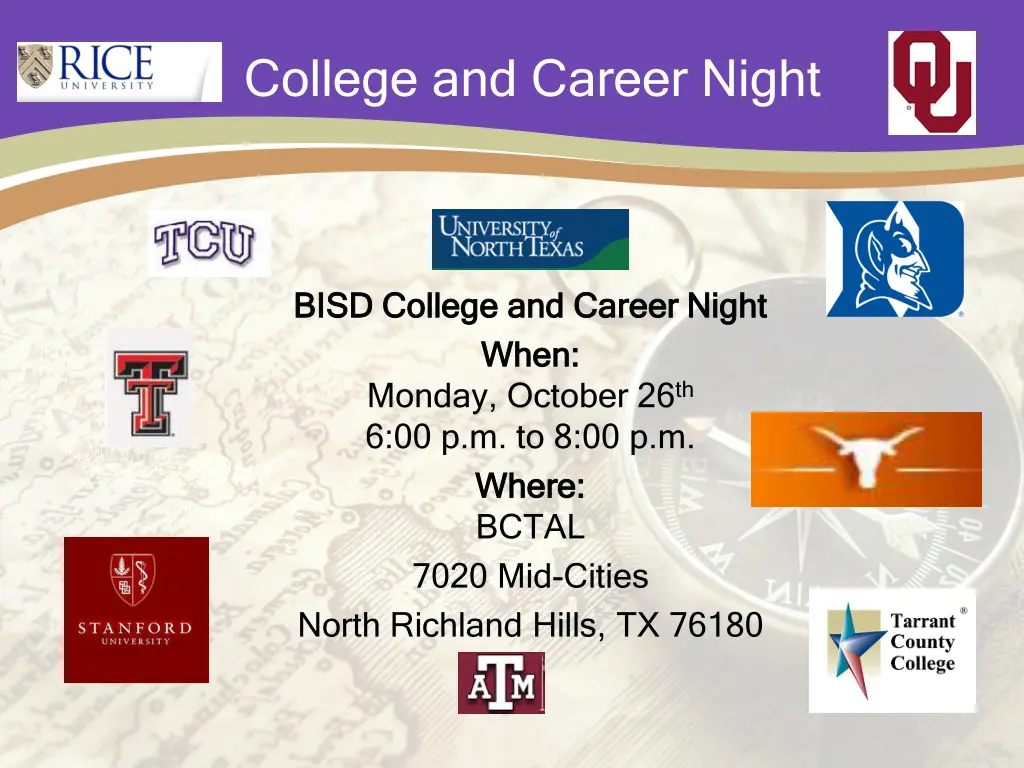 college and career night