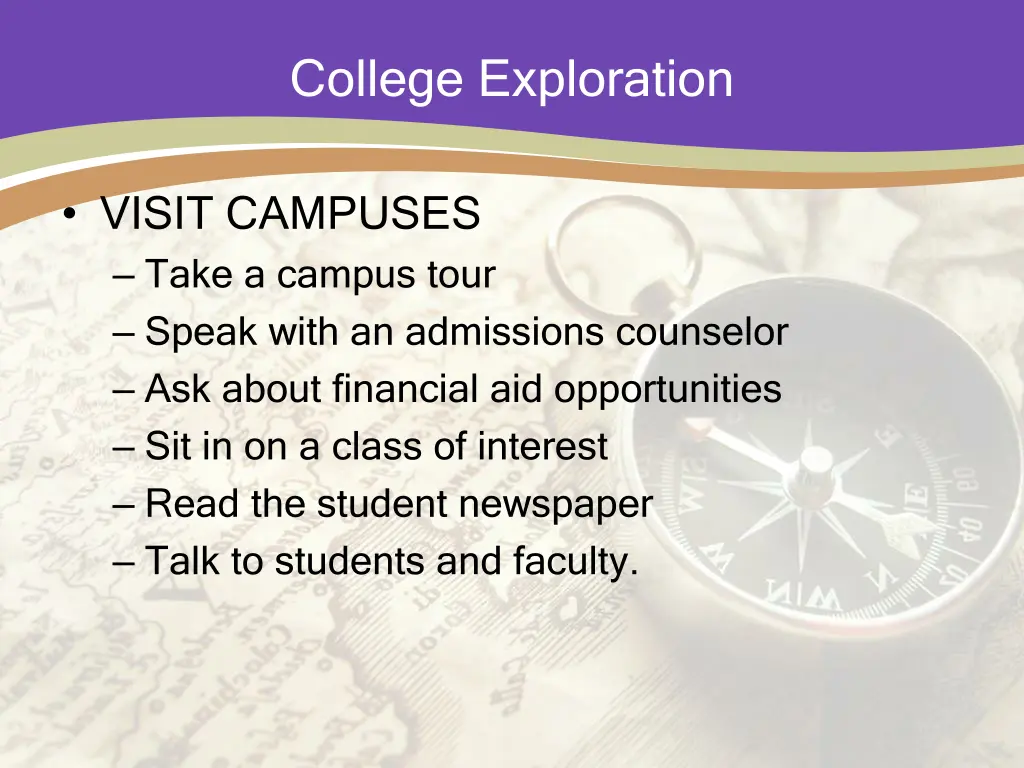college exploration 1