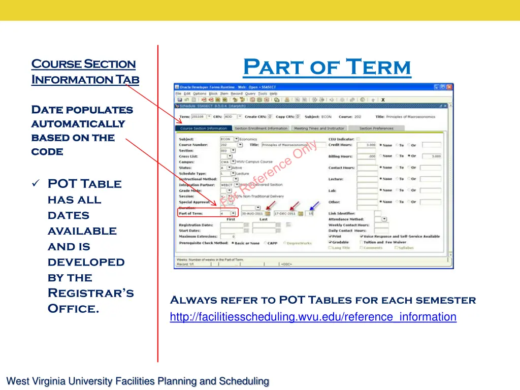 part of term