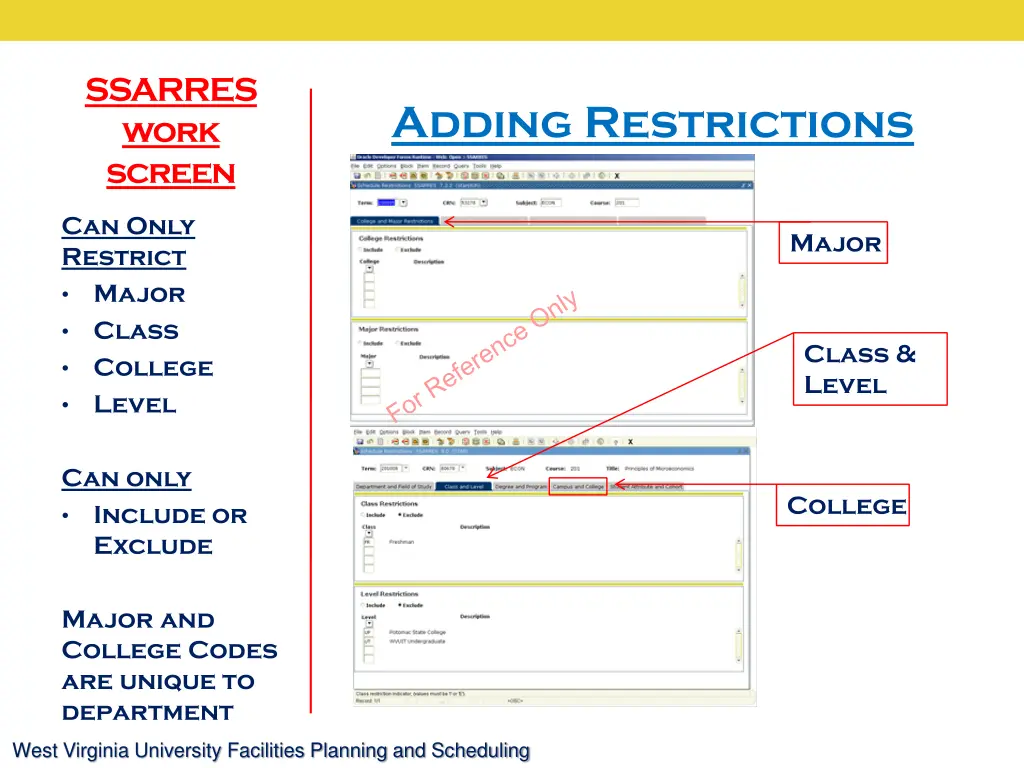 ssarres work screen