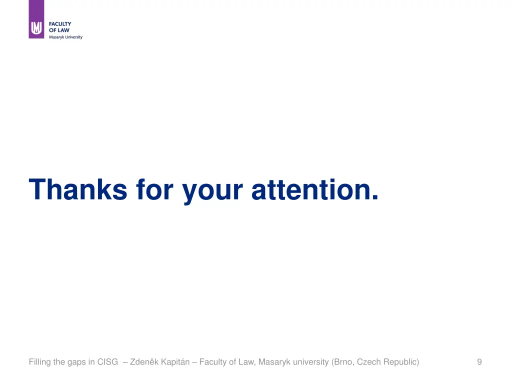 thanks for your attention