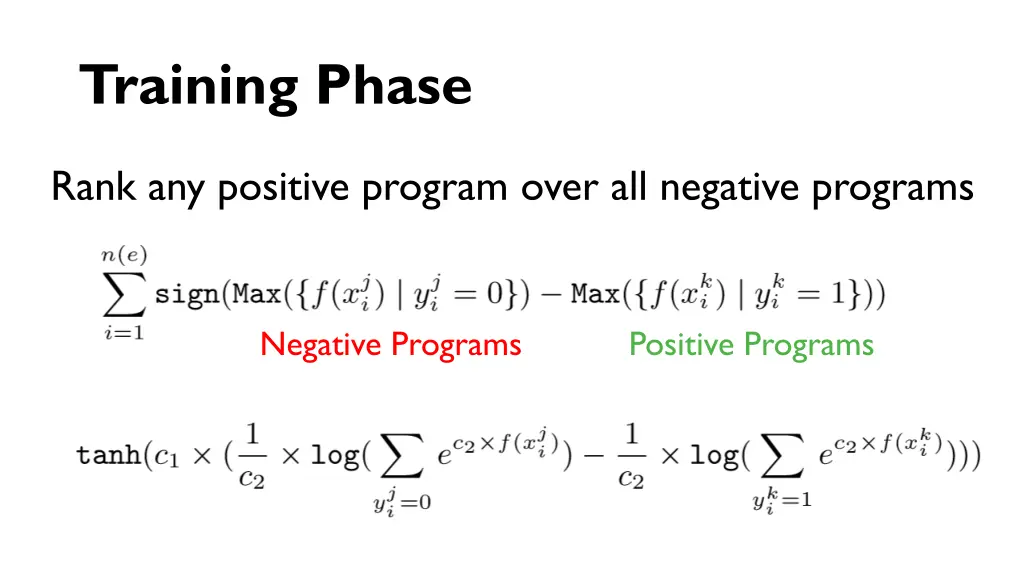 training phase 1